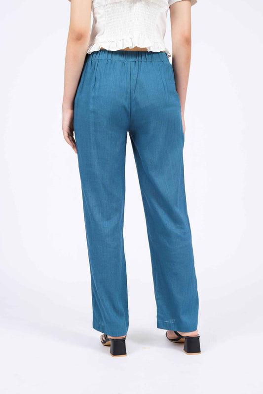 Sara Long Pants in Light Blue